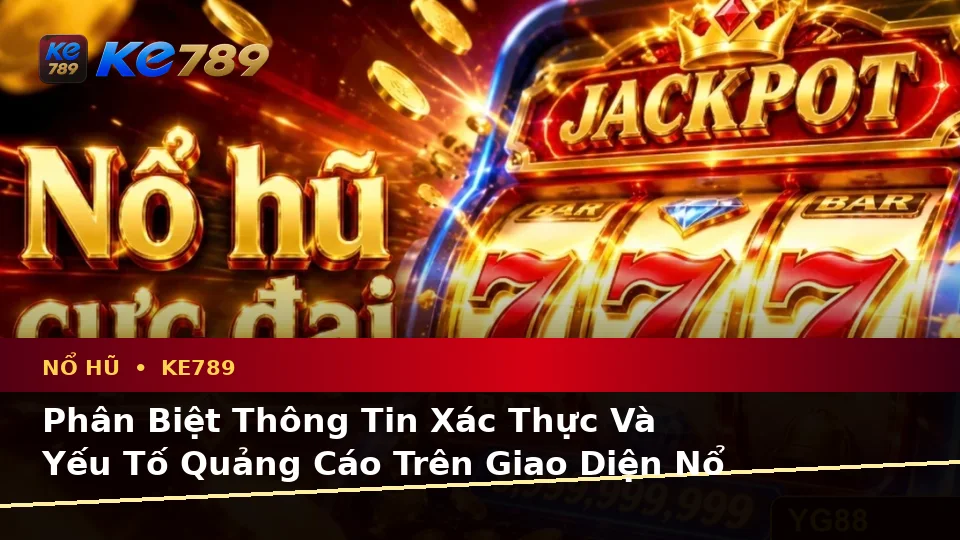 Nổ Hũ KE789 Trên Ứng Dụng Di Động Tại ke789pg.org: Phân Biệt Thông Tin Xác Thực, Quảng Cáo Và Kỳ Vọng Thực Tế Về Slot, Jackpot