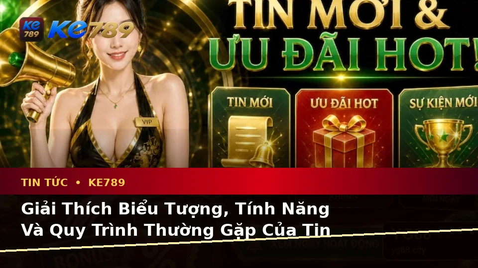 Giải Thích Biểu Tượng, Tính Năng Và Quy Trình Thường Gặp Của Tin Tức KE789 Trên Ứng Dụng Di Động Tại ke789pg.org