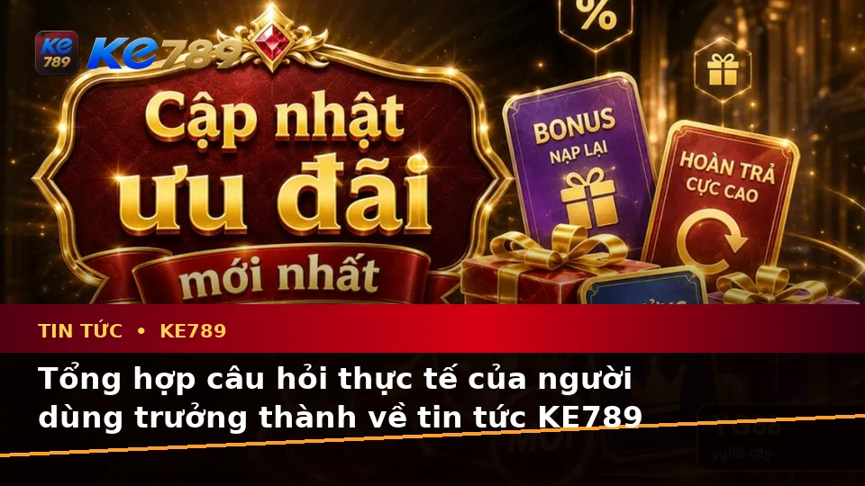 Tin Tức KE789 Tại ke789pg.org: Tổng Hợp Câu Hỏi Thực Tế Của Người Dùng Trưởng Thành Về Tin Mới, Ưu Đãi Và Điều Kiện Khuyến Mãi Trên Ứng Dụng Di Động