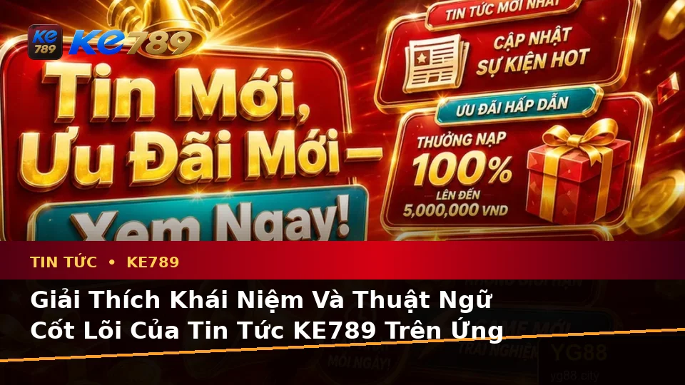 Giải Thích Khái Niệm Và Thuật Ngữ Cốt Lõi Của Tin Tức KE789 Trên Ứng Dụng Di Động: Đọc Hiểu Ưu Đãi, Điều Kiện Khuyến Mãi Tại ke789pg.org