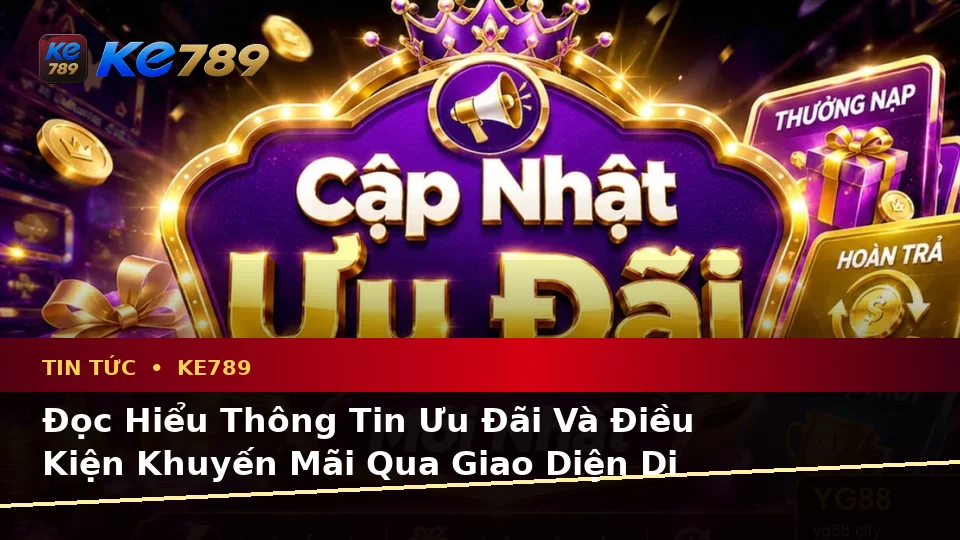 Hướng Dẫn Người Mới Kiểm Tra Giao Diện Tin Tức KE789 Trên Ứng Dụng Di Động: Đọc Ưu Đãi Và Điều Kiện Khuyến Mãi Tại ke789pg.org