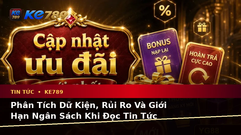 Phân Tích Dữ Kiện, Rủi Ro Và Giới Hạn Ngân Sách Khi Đọc Tin Tức KE789 Trên Ứng Dụng Di Động Tại ke789pg.org