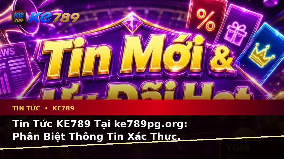 Tin Tức KE789 Tại ke789pg.org: Phân Biệt Thông Tin Xác Thực, Quảng Cáo Và Kỳ Vọng Thực Tế Về Ưu Đãi Trên Ứng Dụng Di Động