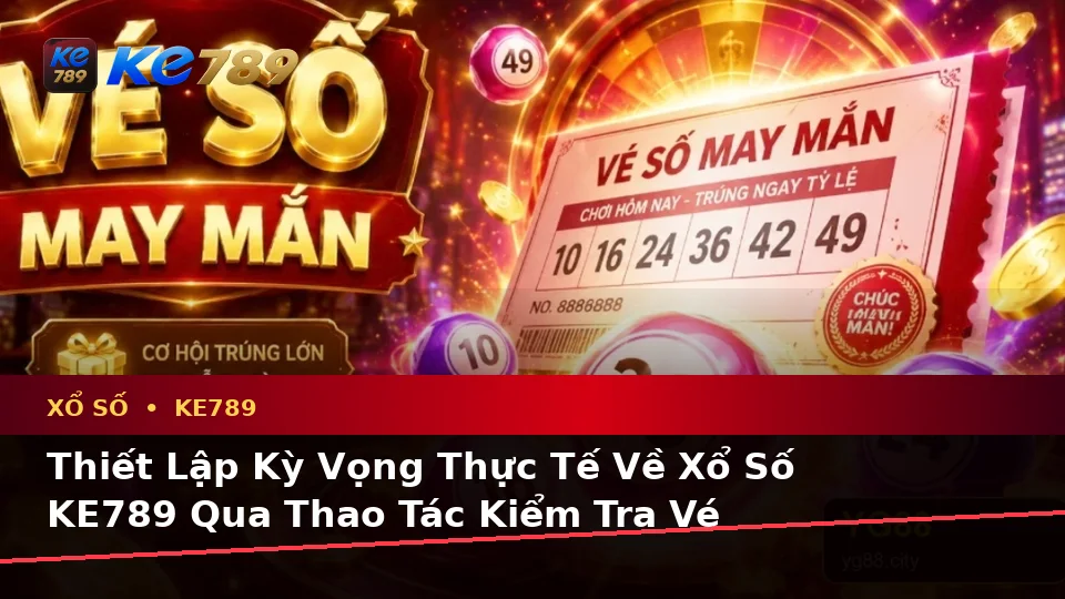 Xổ Số KE789 Tại ke789pg.org: Phân Biệt Thông Tin Xác Thực, Quảng Cáo Và Kỳ Vọng Thực Tế Khi Kiểm Tra Vé Số Trên Ứng Dụng Di Động