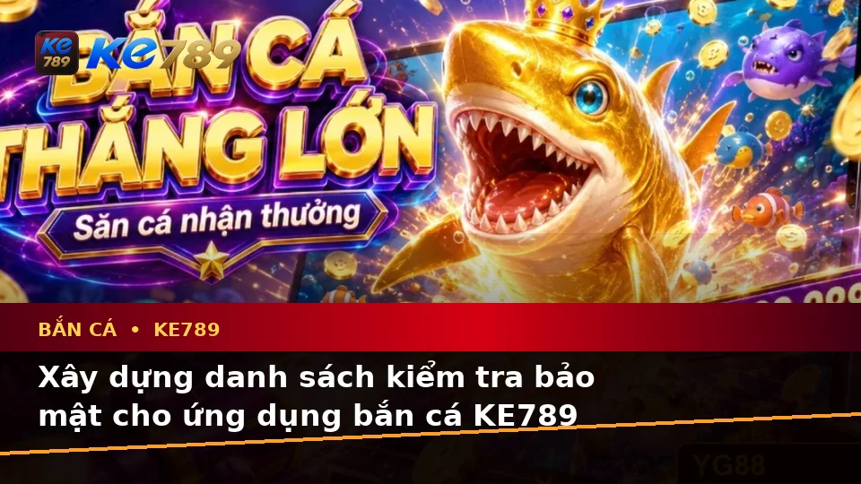 Bắn Cá KE789 Tại ke789pg.org: Xây Dựng Danh Sách Kiểm Tra Bảo Mật Trước Khi Săn Thưởng Trên Ứng Dụng Di Động