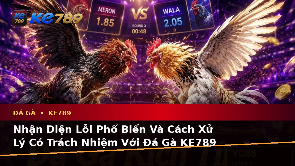 Nhận Diện Lỗi Phổ Biến Và Cách Xử Lý Có Trách Nhiệm Với Đá Gà KE789 Trên Ứng Dụng Di Động Tại ke789pg.org