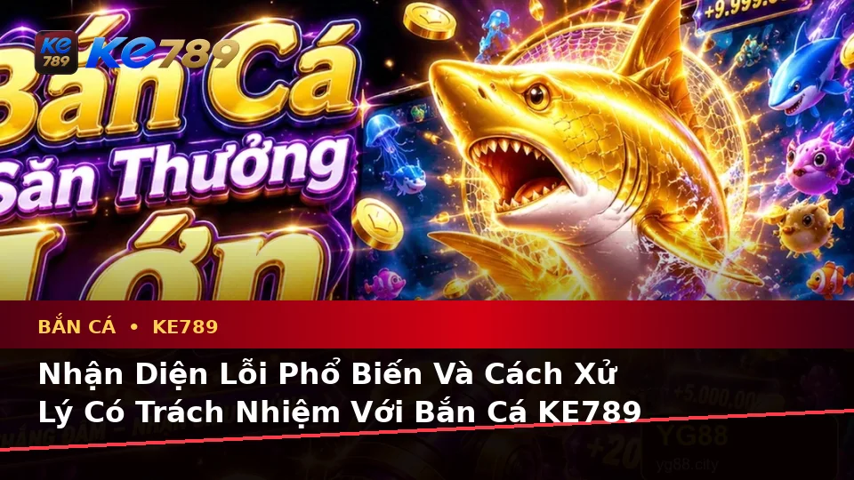 Nhận Diện Lỗi Phổ Biến Và Cách Xử Lý Có Trách Nhiệm Với Bắn Cá KE789 Trên Ứng Dụng Di Động Tại ke789pg.org